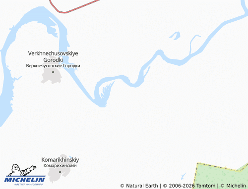 MICHELIN-Landkarte Bereznik - ViaMichelin