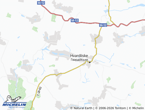 MICHELIN Dobrohorshcha map - ViaMichelin