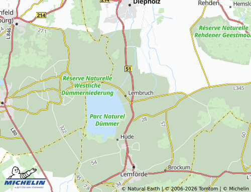 MICHELIN Lembruch map - ViaMichelin