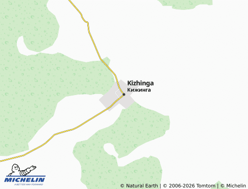 MICHELIN-Landkarte Kizhinga - ViaMichelin