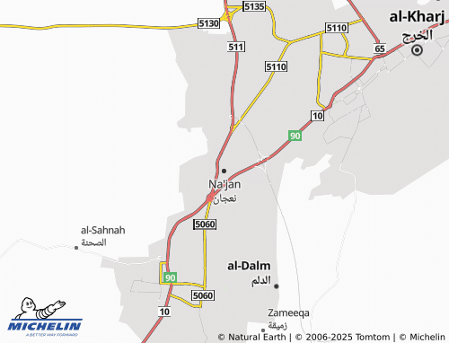 MICHELIN Najan map - ViaMichelin