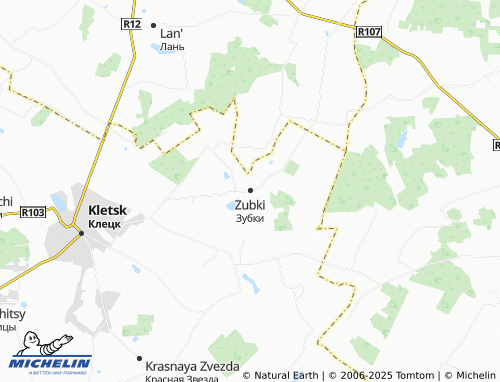 MICHELIN Zubki map - ViaMichelin