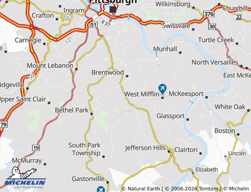 Mappa MICHELIN Whitehall - ViaMichelin
