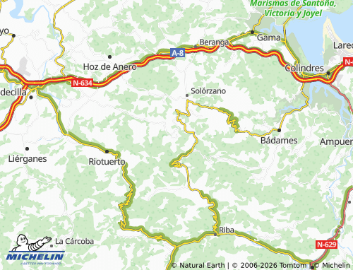 Carte MICHELIN Riaño - ViaMichelin