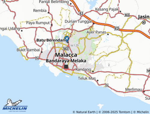 Mapa MICHELIN Taman Indah - ViaMichelin