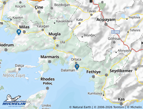 Mappa MICHELIN Köyceğiz - ViaMichelin