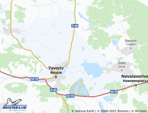 MICHELIN Zaluzhzhia map - ViaMichelin