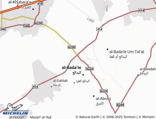 Carte MICHELIN al-Rimmah - ViaMichelin