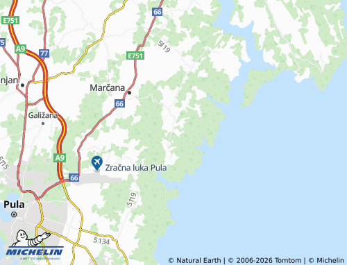 Carte MICHELIN Pavićini - ViaMichelin