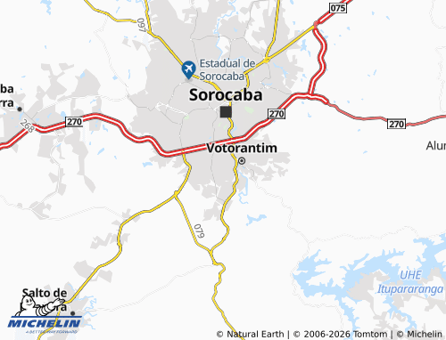 Mappa MICHELIN Vossoroca - ViaMichelin