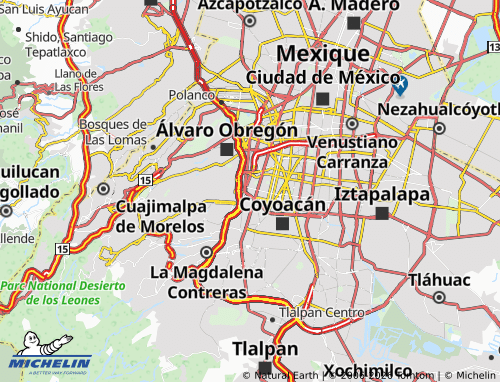 Mapa MICHELIN Insurgentes Mixcoac - ViaMichelin