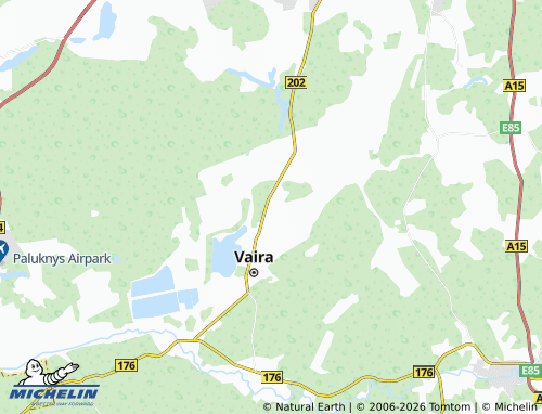 Mappa MICHELIN Papiškės - ViaMichelin