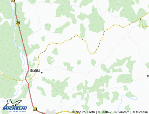 MICHELIN Danowo map - ViaMichelin