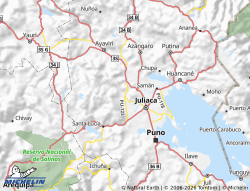 MICHELIN Lampa map - ViaMichelin
