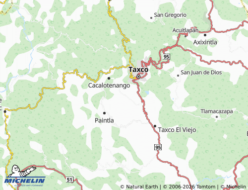 MICHELIN Santa Rosa map - ViaMichelin