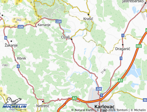 Mapa MICHELIN Slapno - ViaMichelin