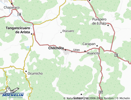 MICHELIN Chilchota map - ViaMichelin