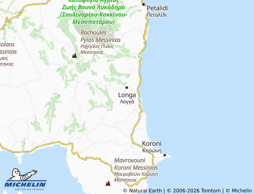 MICHELIN Nerantzia map - ViaMichelin