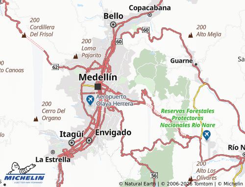 Mapa MICHELIN Alejandro Echavarría - ViaMichelin