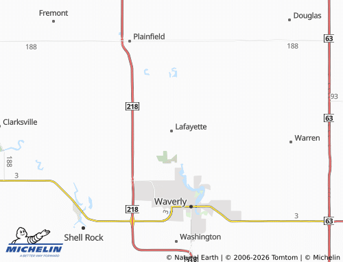 Mappa MICHELIN Lafayette - ViaMichelin