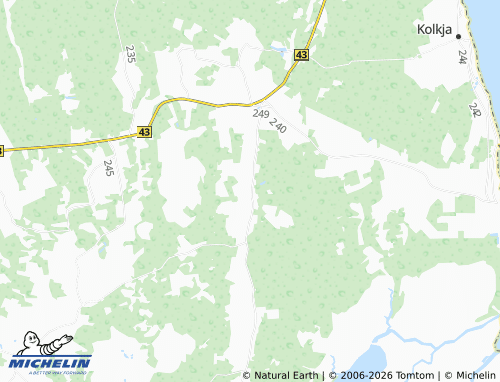 Mappa MICHELIN Põdra - ViaMichelin