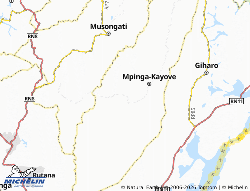 Mappa MICHELIN Kayero - ViaMichelin