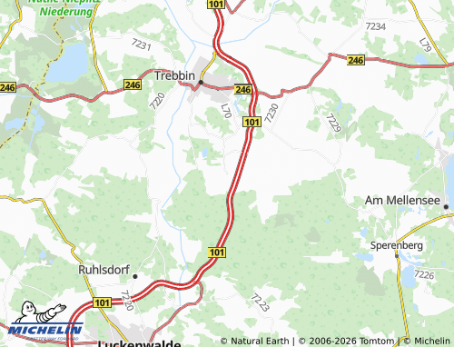 MICHELIN Wiesenhagen map - ViaMichelin