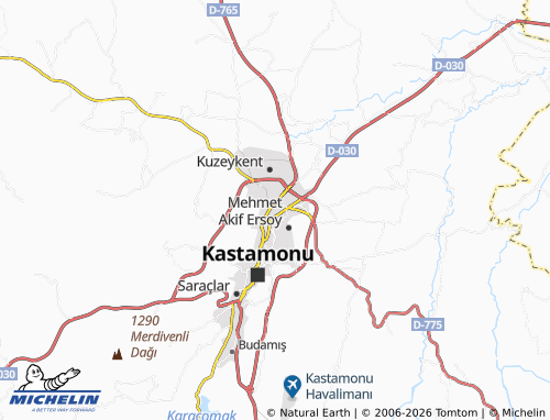 MICHELIN İnönü map - ViaMichelin
