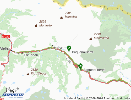 Mappa MICHELIN Cuestas de Ruda - ViaMichelin