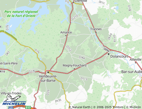 MICHELIN Vauchonvilliers map - ViaMichelin