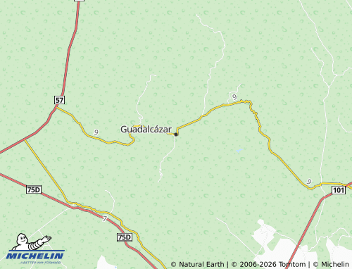 Mappa MICHELIN Guadalcázar - ViaMichelin