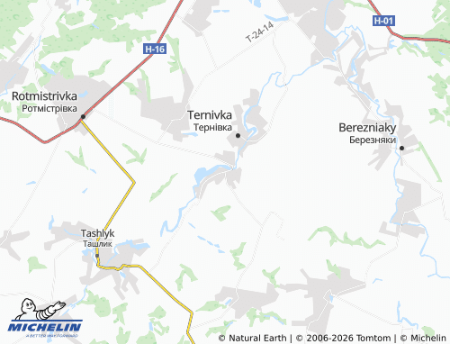 Mapa MICHELIN Popivka - ViaMichelin