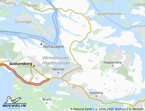 MICHELIN-Landkarte Torsby - ViaMichelin