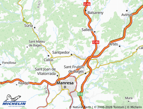 MICHELIN-Landkarte Santpedor - ViaMichelin