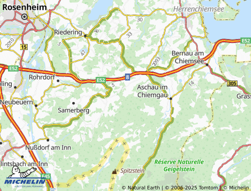 Mapa MICHELIN Tauern - ViaMichelin