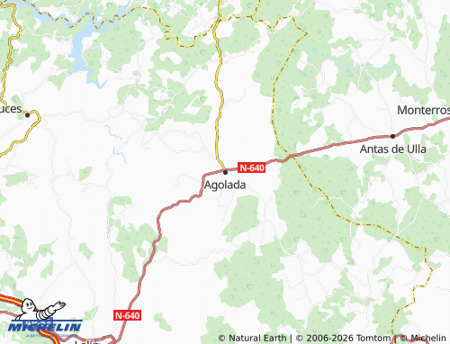 MICHELIN-Landkarte Agolada - ViaMichelin