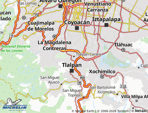 Mappa MICHELIN Tlalpan Centro - ViaMichelin