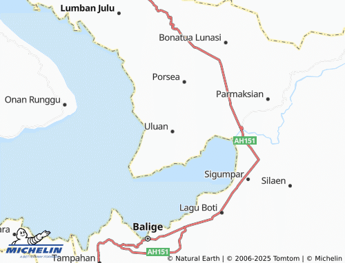 MICHELIN Uluan map - ViaMichelin