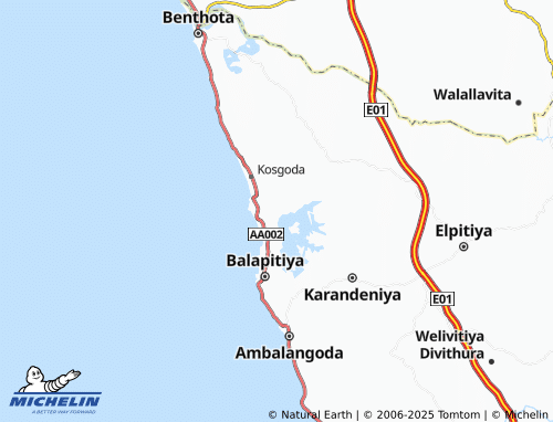 MICHELIN Galvehera map - ViaMichelin