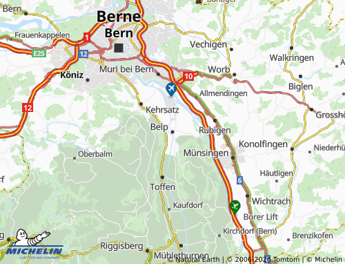 Carte MICHELIN Belp - ViaMichelin