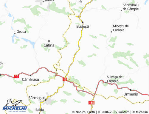MICHELIN Țagu map - ViaMichelin
