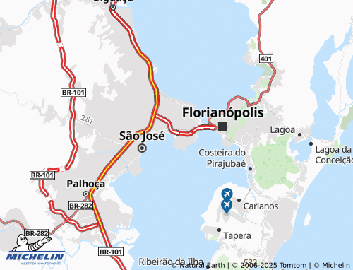MICHELIN Abraão map - ViaMichelin