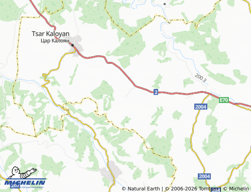 Carte MICHELIN Ezerche - ViaMichelin