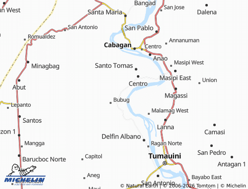 Mappa MICHELIN Calanigan Sur - ViaMichelin