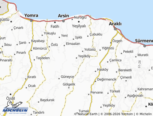 Mappa MICHELIN Yeşilköy - ViaMichelin