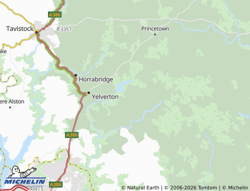 MICHELIN Sheepstor map - ViaMichelin