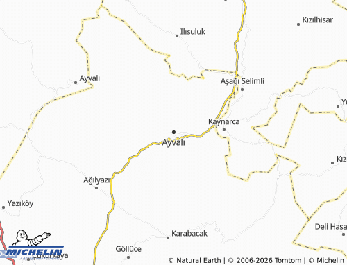 MICHELIN Ayvalı map - ViaMichelin