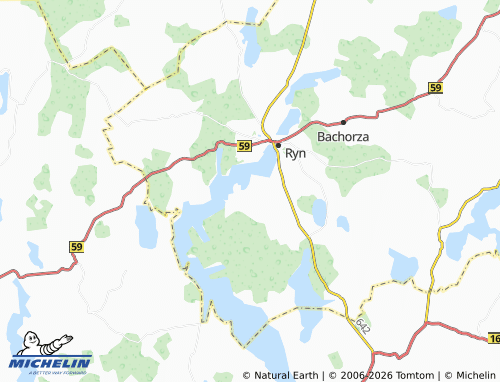 MICHELIN Rybical map - ViaMichelin