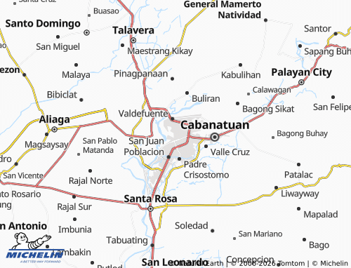 MICHELIN Aduas Centro map - ViaMichelin