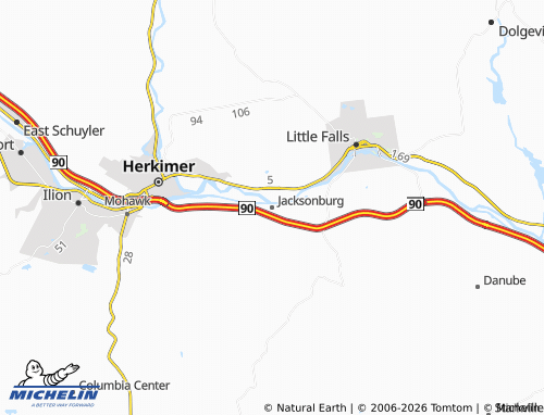 Mapa MICHELIN Jacksonburg - ViaMichelin